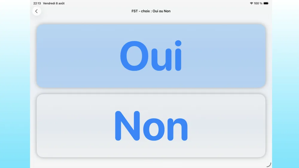 Sur iPad