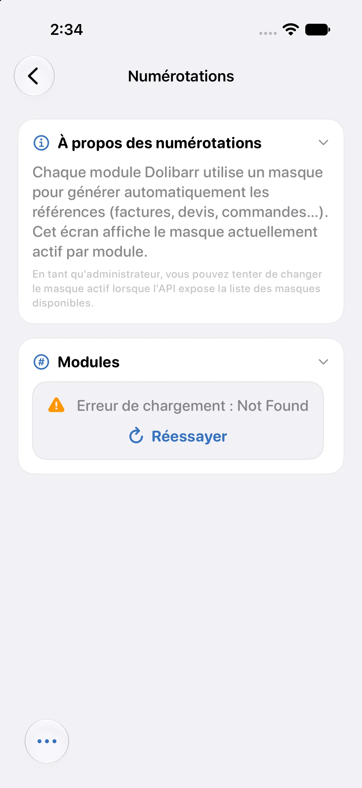 Masques de numérotation