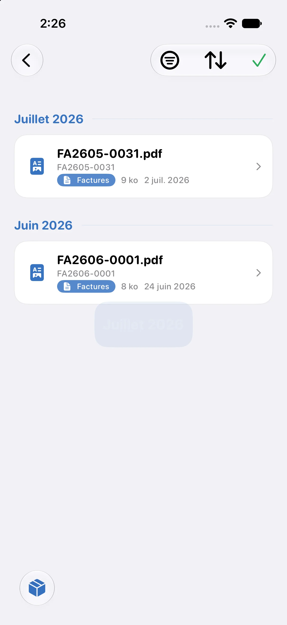 Tous les documents Dolibarr