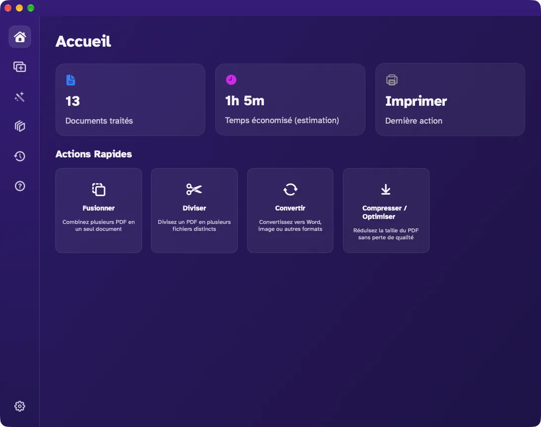 La page d'accueil