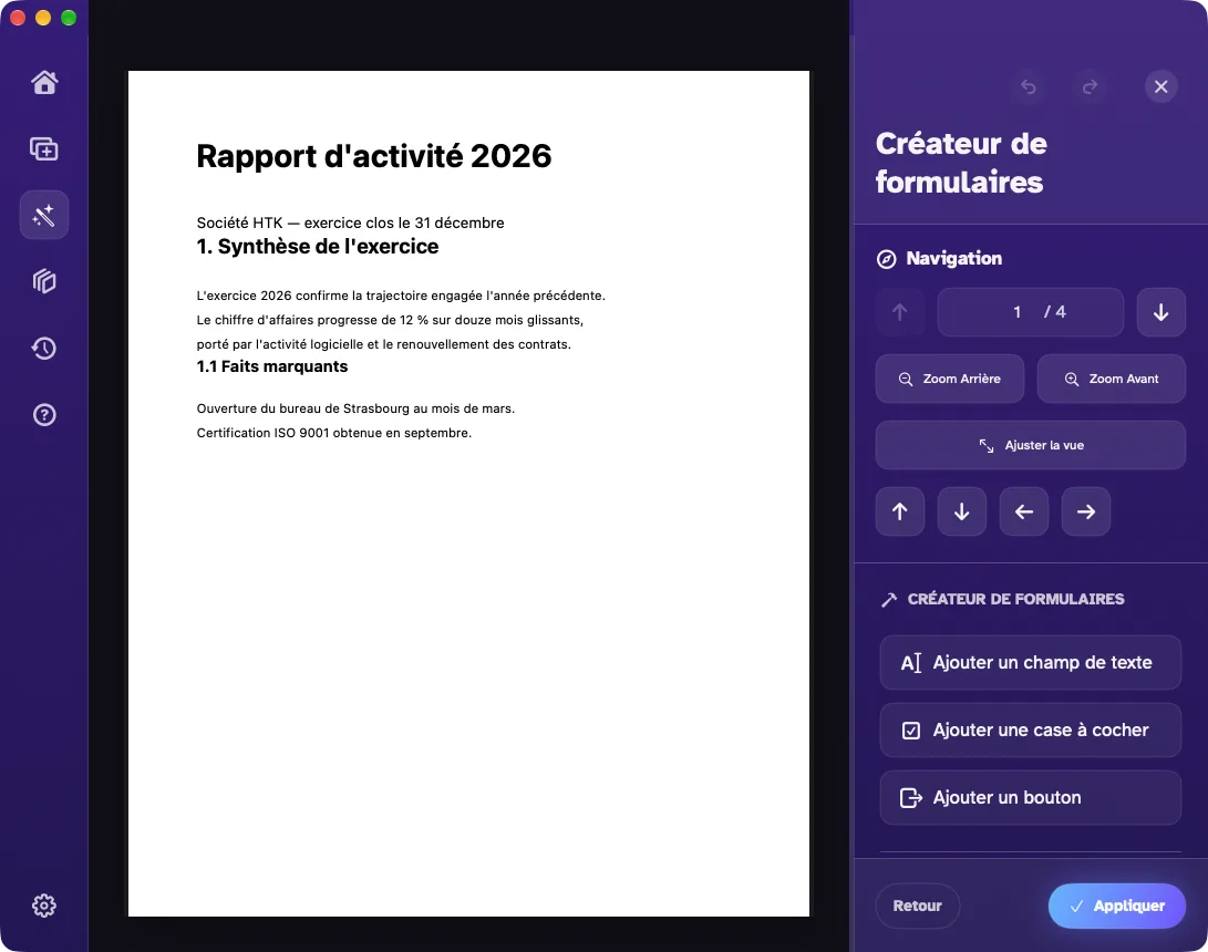 Le créateur de formulaires