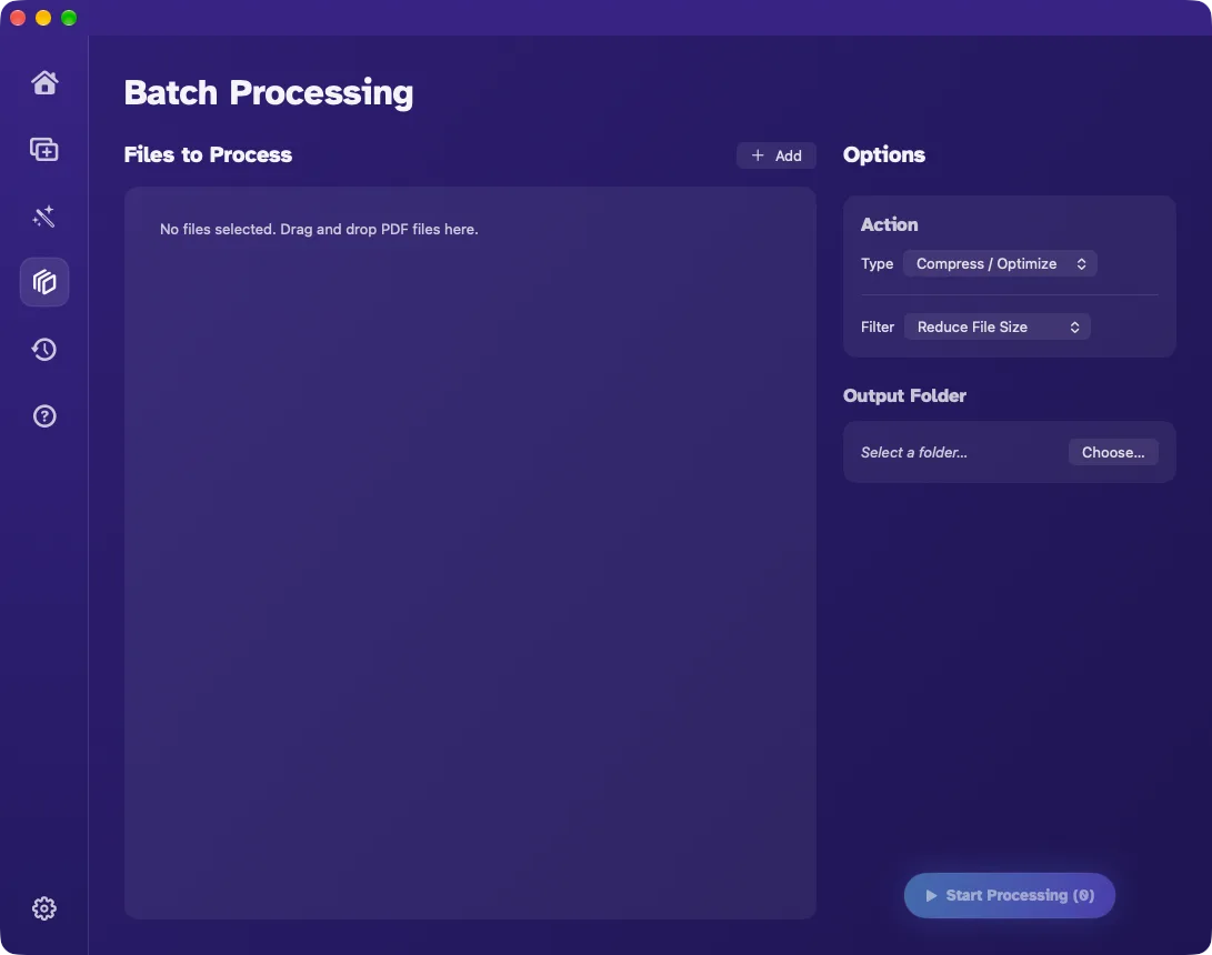 Batch processing