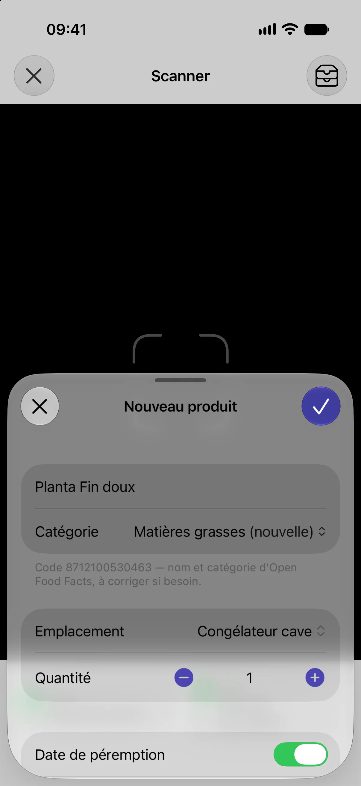The scan assistant for an unknown product